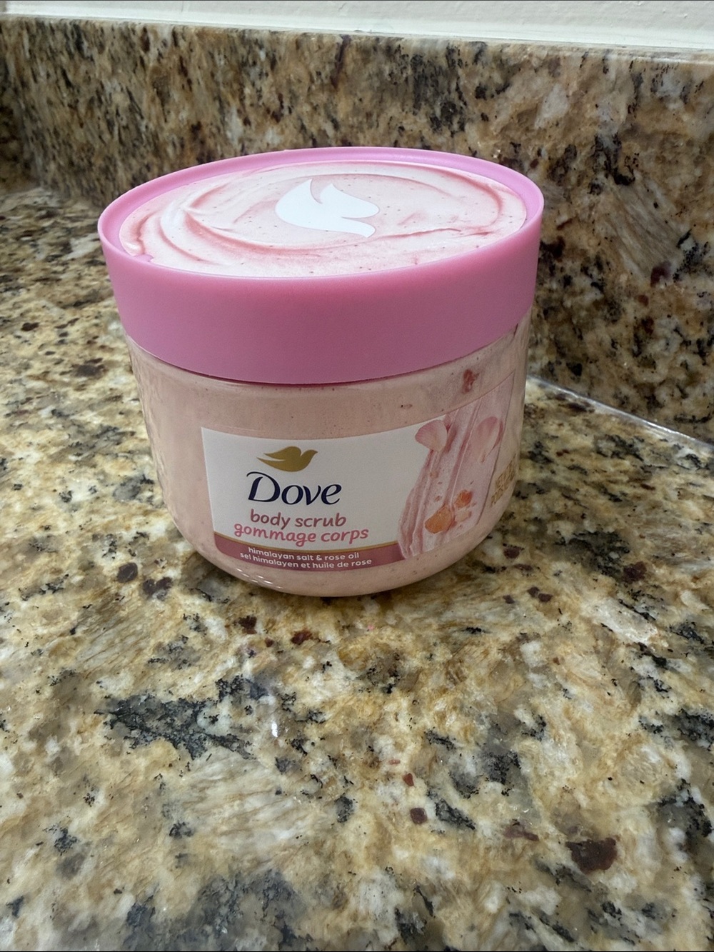 NWT Dove Pink Body Scrub - Himalayan Salt & Rose Oil